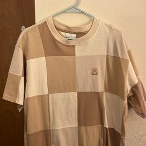 Teddy fresh color block T-shirt Tan/yellow, Size Large